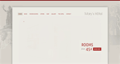 Desktop Screenshot of marys-paris-hotel.com
